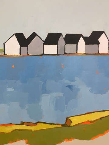 White cottages