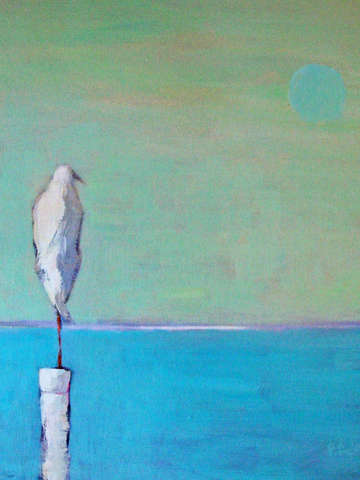 Solitary bird