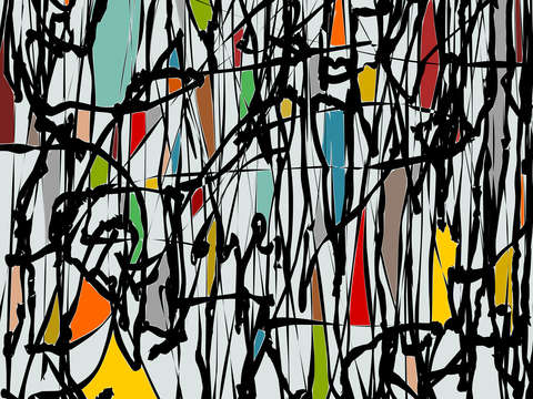 Abstract composition 718