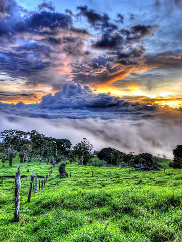 Costa rican countryside