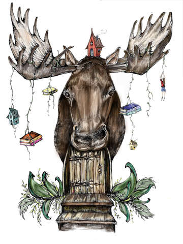 Moose on the loose