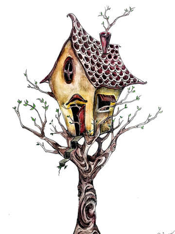Treehouse whimsy