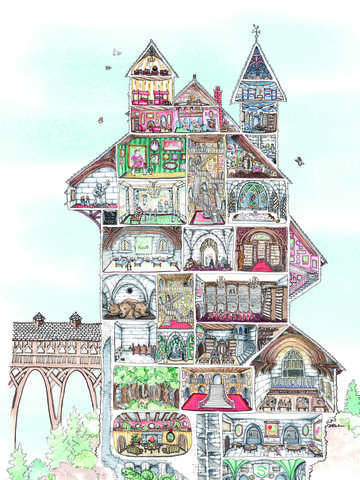 Cutaway castle