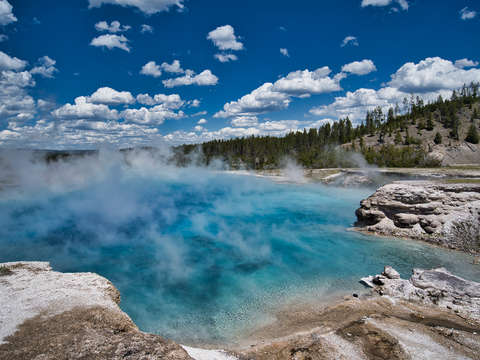 Excelsior geyser crater