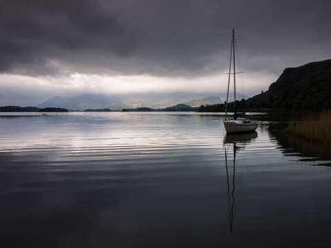 Lake district england beautiful landscape