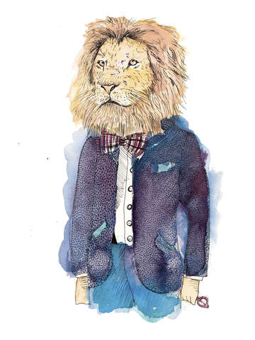 Pablo the lion portrait