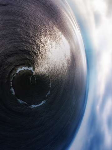 Surrealism the ocean