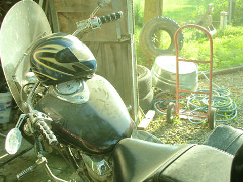 Dirt road bike