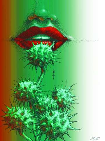 Prickly Lips