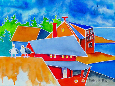 The red house