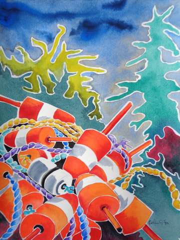 Spruce head buoys