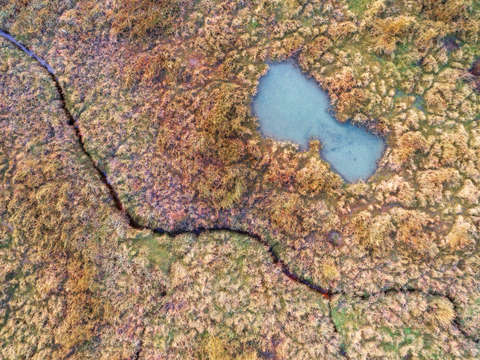 Abstract aerial landscape viii