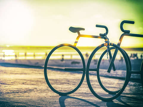 Bike stand vintage