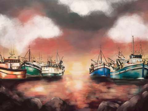 Boats in the bay