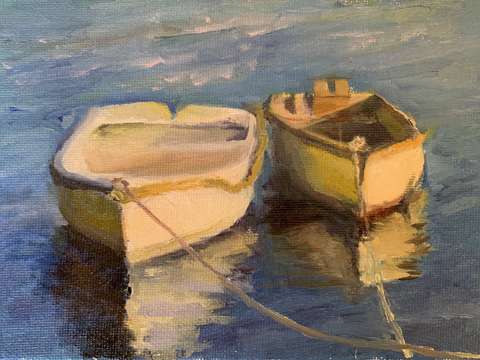 2 boats at rest