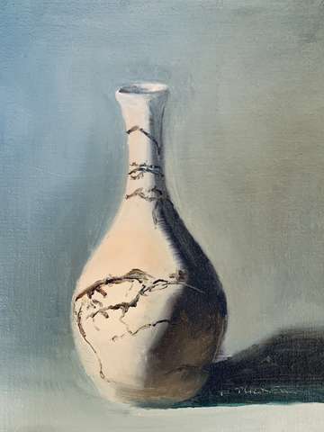 Horsehair vase