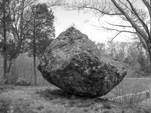 Franklin park rock in balance