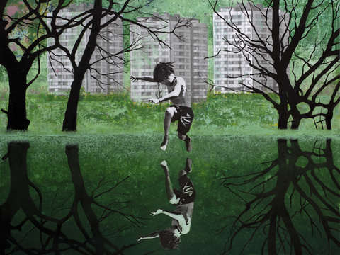 The green pond