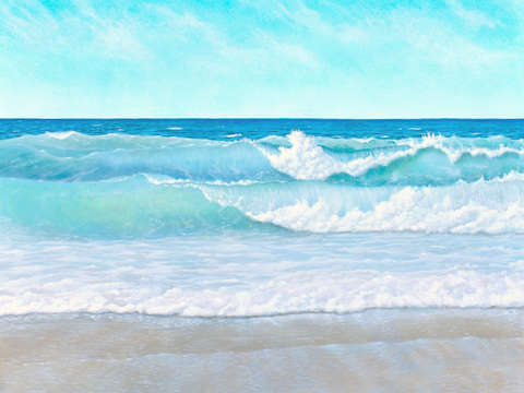 Crashing wave