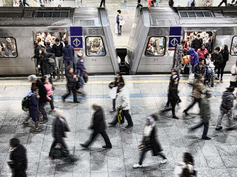 Sao paulo metro station