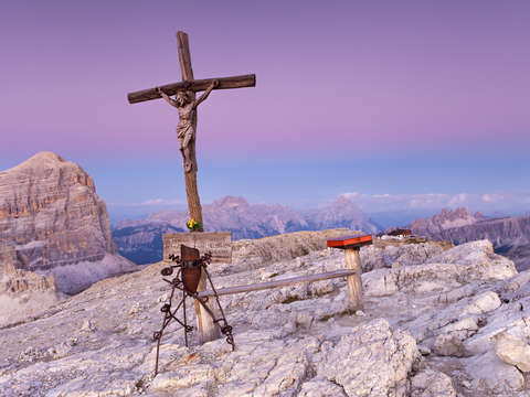 Dolomites italy purple pain