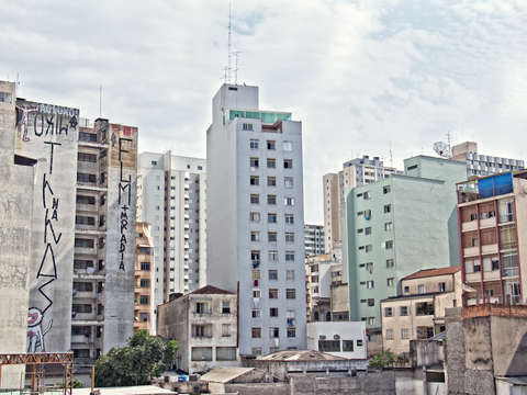 Sao paulo high rise neighborhood