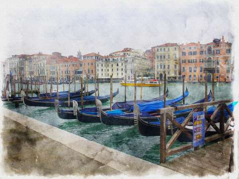 Venice gondolas 2