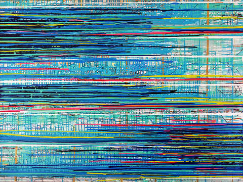 Stitched landscape ii