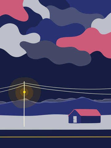 Faraway lightning