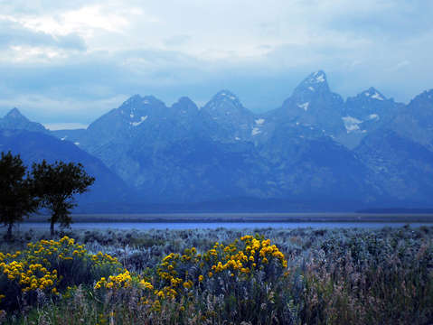 Grand tetons early morning