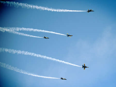 Blue angels five