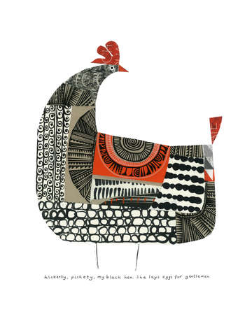 Clare youngs black hen
