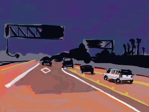 Red freeway