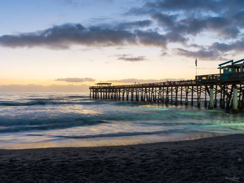 First sunrise at cocoa