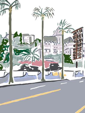 Chateau marmont from sunset