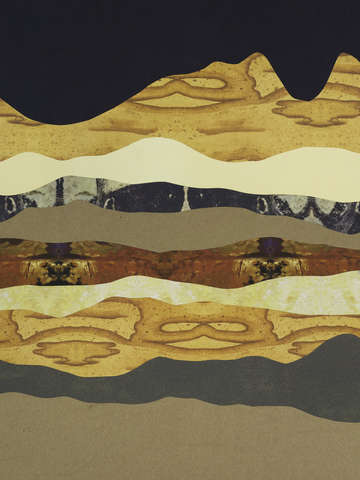 Foothills in moonlight