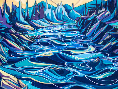 From the river