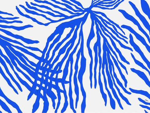 Electric blue coral