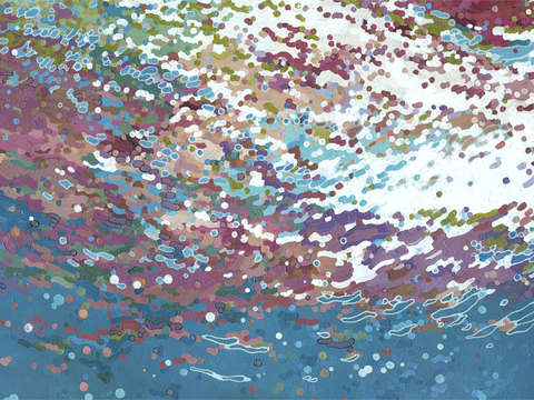 Surface of the deep ocean
