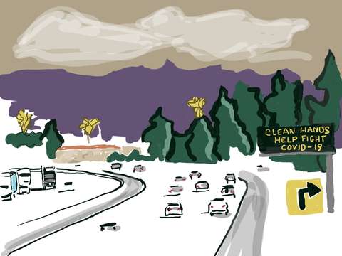 Covid diary freeway