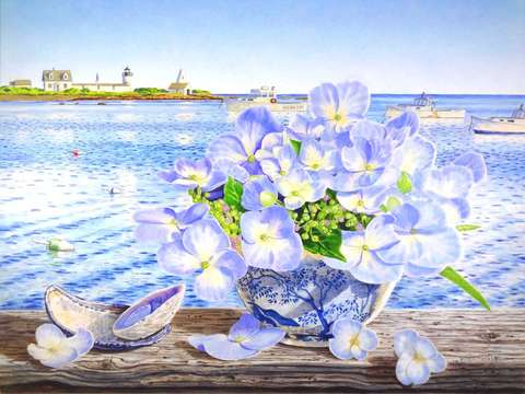 Blue hydrangea 2