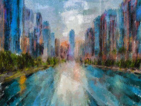 Chicago riverfront