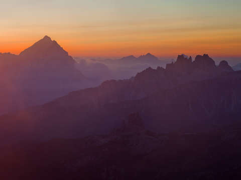 Dolomites italy sunrise antelao