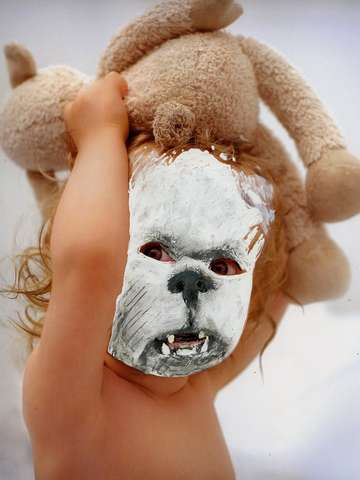 The chastising of wolf boy