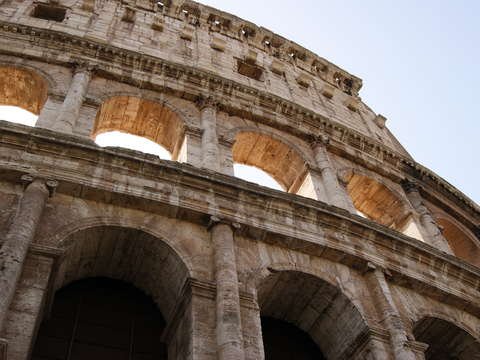 The coliseum in rome italy
