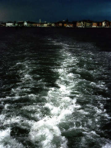 Leaving venice