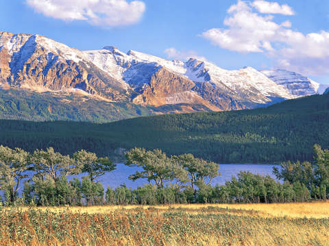 Glacier park autumn