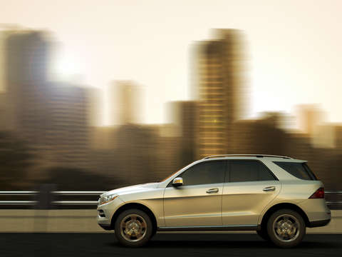 Car on motion