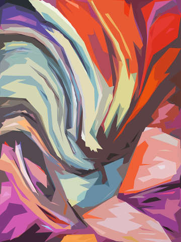 Abstract composition 744 2