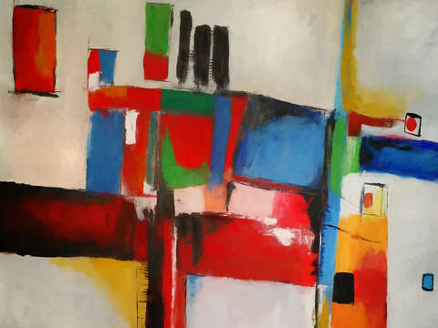 Abstract composition 757